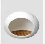 Medium Cave Cat Kitten Box Igloo Cat Bed House Dog Puppy House White