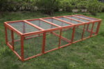 290 cm XL Chicken Coop Run Guinea Pig Cage Villa Extension Rabbit Hutch Cat Kitten House Pen