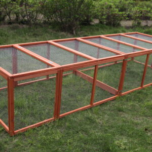 290 cm XL Chicken Coop Run Guinea Pig Cage Villa Extension Rabbit Hutch Cat Kitten House Pen