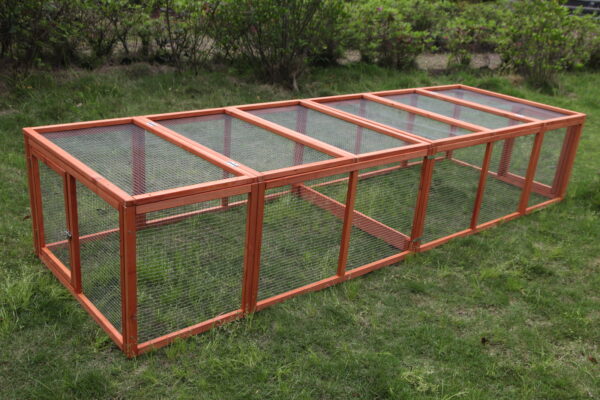 290 cm XL Chicken Coop Run Guinea Pig Cage Villa Extension Rabbit Hutch Cat Kitten House Pen