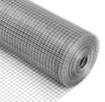 1 x 50M Galvanised Wire Mesh Garden Pet Chicken Coop Fencing Bird Netting Mesh