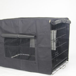 24' Portable Foldable Dog Cat Rabbit Collapsible Crate Pet Cage with Cover