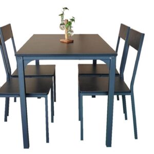 YES4HOMES 5 Piece Kitchen Dining Room Table and Chairs Set Furniture