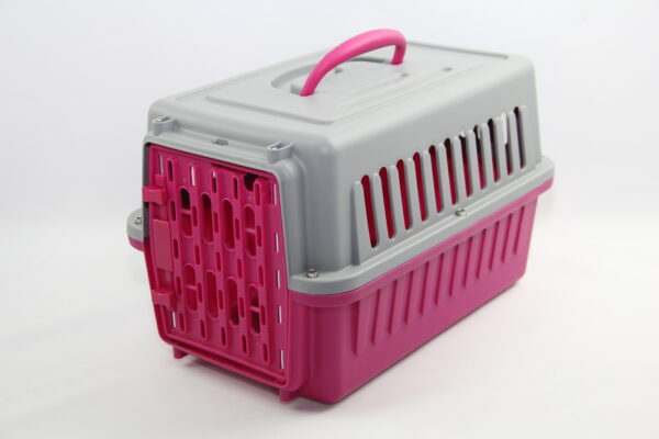 Small Dog Cat Rabbit Crate Pet Guinea Pig Carrier Kitten Cage Pink