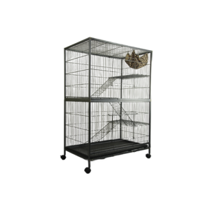 Pet 140cm 4 Level Bird Ferret Parrot Cage Aviary Cat Budgie Hamster Castor