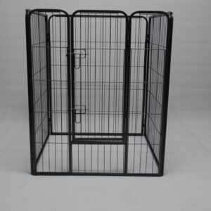 4 Panels 100 cm Heavy Duty Pet Dog Cat Puppy Rabbit Exercise Playpen Fence Extension