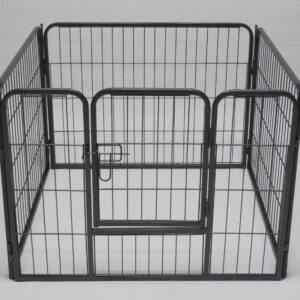 4 Panel 80 cm Heavy Duty Pet Dog Puppy Cat Rabbit Exercise Playpen Fence Extension