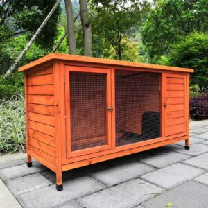 XXL Rabbit Hutch Guinea Pig Cage   Ferret cage Chicken Coop W Pull Out Tray 150x60x75 cm