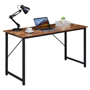 YES4HOMES Computer Desk  Sturdy Home Office Gaming Desk for Laptop  Modern Simple  Writing Table  Multipurpose Workstation