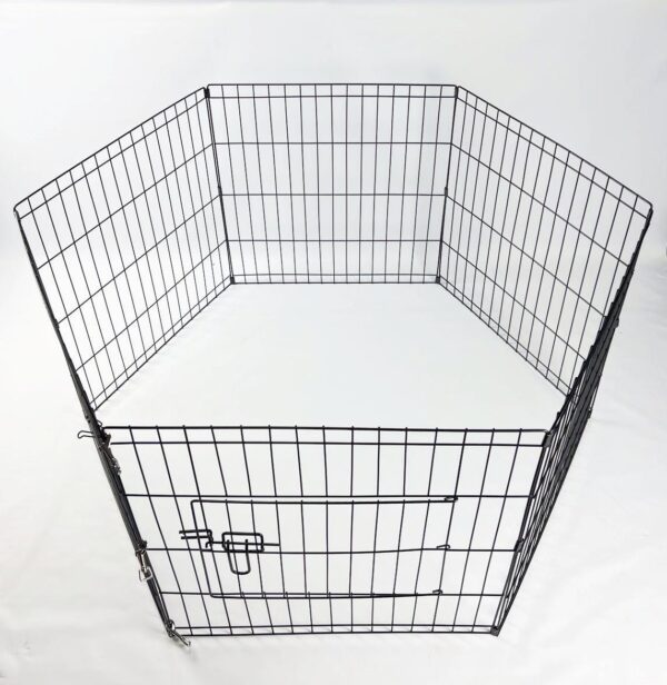 6 Panel Dog Cat Exercise Playpen Puppy Enclosure Rabbit Fence