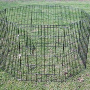 42' Dog Rabbit Playpen Exercise Puppy Cat Enclosure Fence