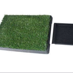 Indoor Dog Puppy Toilet Grass Potty Training Mat Loo Pad pad with 1 grass