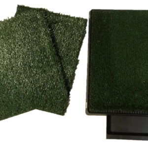 Indoor Dog Toilet Grass Potty Training Mat Loo Pad pad with 3 grass