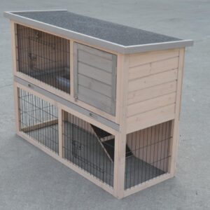 Double Storey Rabbit Hutch Guinea Pig Cage   Ferret cage W Pull Out Tray