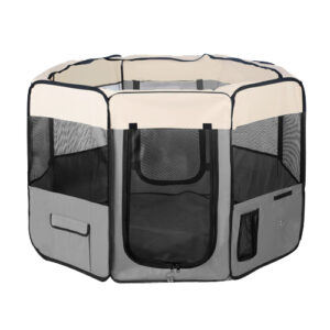 Medium Grey Pet Dog Cat Dogs Puppy Rabbit Tent Soft Playpen