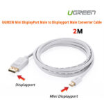 Mini DisplayPort Male to Displayport Male Converter Cable (10408)