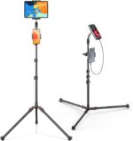 15647 2-in-1 Tablet (Max 12.9 inch) + Phone (Max 7.2 inch) Tripod Stand