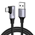 20289 Angled USB-C 3.0 Fast Charge Cable 0.5M