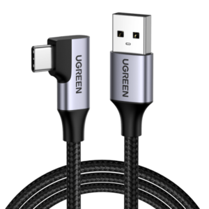 20289 Angled USB-C 3.0 Fast Charge Cable 0.5M