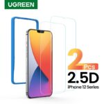 20338 2.5D Full Cover HD Screen Tempered Protective Film for iPhone 12/6.7"  Twin Pack