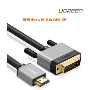 HDMI Male to DVI Male Cable 5M (20889)