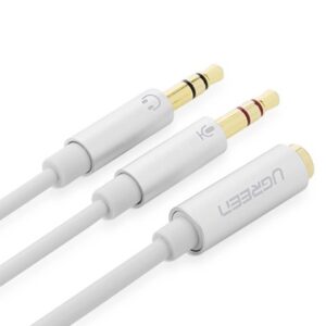 3.5mm Female to 2mm male audio cable - White (20897)