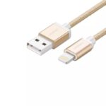 30587 iPhone 8-pin to USB2.0 Sync & Charging Cable 1M Gold