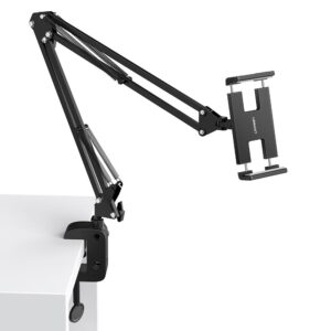 50394 Universal Holder with Folding Long Arm Black