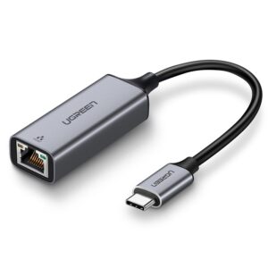 USB Type C to 10/100/1000M Ethernet Adapter (Space Gray) 50737