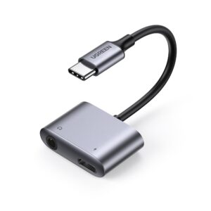 60164 2-in-1 USB C to 3.5mm Adapter