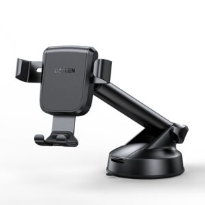 60990 Gravity Phone Holder with Suction Cup (Black)