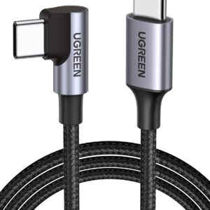 80714 USB-C 2.0 to Angle USB-C Cable Black