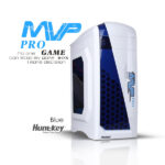 Huntkey MVP Pro  Gaming computer chassis - Blue (No PSU Included  NO FAN Included)