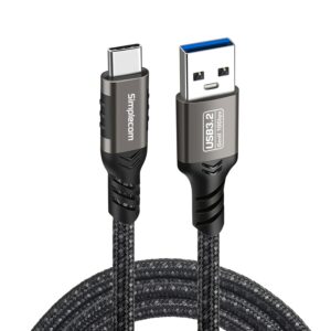 CAU510 USB-A to USB-C Data and Charging Cable USB 3.2 Gen2 10Gbps 1M