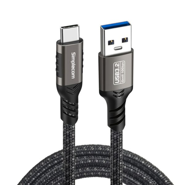 CAU510 USB-A to USB-C Data and Charging Cable USB 3.2 Gen2 10Gbps 1M