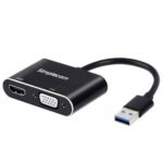 DA316 USB 3.0 to HDMI + VGA Video Card Adapter Full HD 1080p