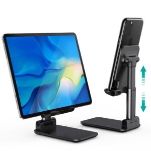 H88 Adjustable Desk Phone/Tablet Stand Black