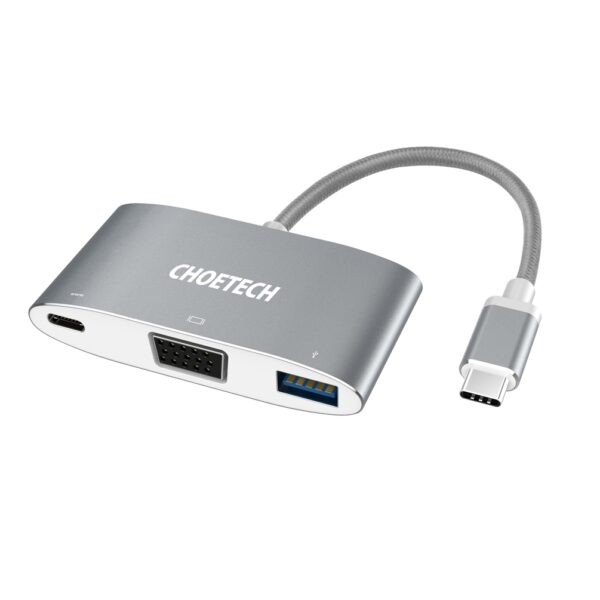 HUB-V02 USB-C to VGA & USB Multiport Adapter