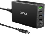 Q34U2Q 5-Port 60W PD Charger with 30W Power Delivery and 18W Quick Charge 3.0