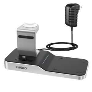 T316 4-in-1 Wireless Charging Station for iPhone/Apple Watch/iPod and all  Wireless Cell phones