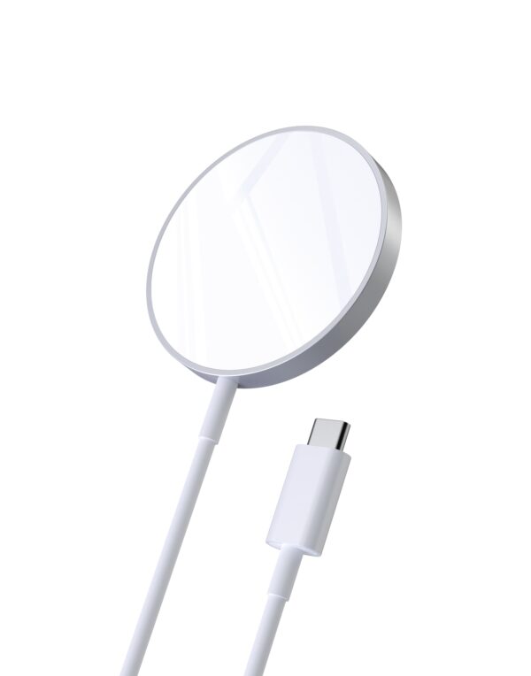 T517-F 15W Magsafe Magnetic Wireless Charger White 1.5M