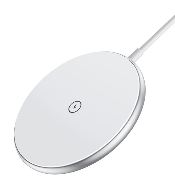 T580-F 15W Magsafe Wireless Fast Charger With 1M Cable (White)