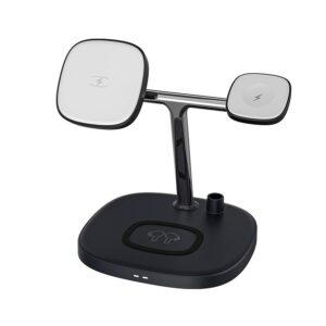 T583-F 4-in-1 Magentic Wireless Charging Station for iPhone/Apple Watch/Headphones/Pencil