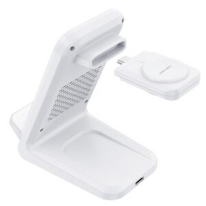 T608-F 15W 4-in-1 Wireless Charger Stand for iWatch and  Watch