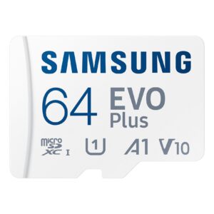 64GB MB-MC64KA EVO Plus microSD Card 130MB/s with Adapter