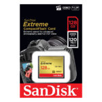 128GB Extreme CompactFlash Card with (write) 85MB/s and (Read)120MB/s - SDCFXSB-128G