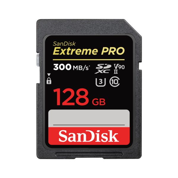 128GB Extreme PRO SDHC and SDXC UHS-II card SDSDXDK-128G-GN4IN