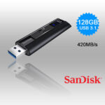 128GB Extreme PRO USB 3.2 Solid State Flash Drive (SDCZ880-128G)