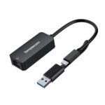 NU405 SuperSpeed USB-C and USB-A to 2.5G Ethernet Network Adapter Aluminium 2.5Gbps LAN