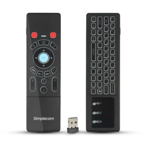 RT250 Rechargeable 2.4GHz Wireless Remote Air Mouse Keyboard with Touch Pad and Backlight